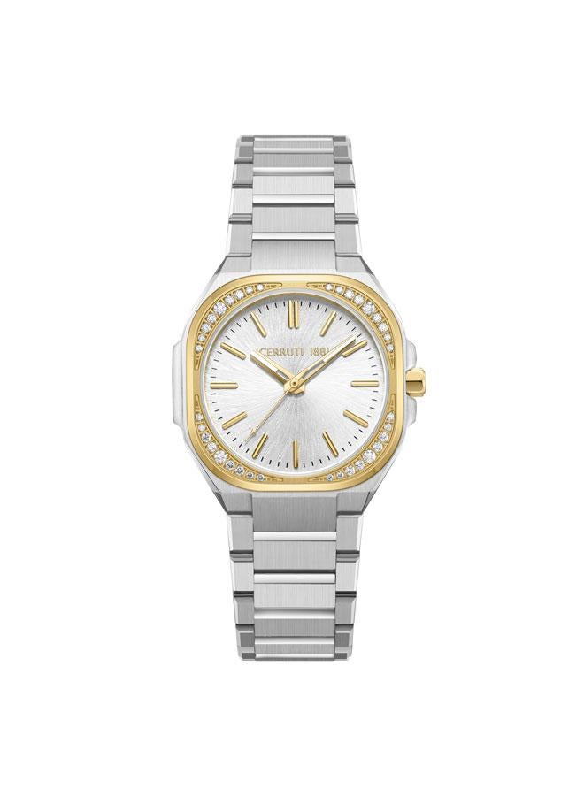 Women's Leadri Silver Dial Stainless Steel Bracele...